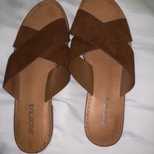 Brown sandals
